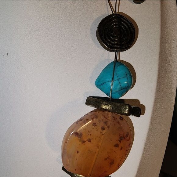 Chico's Elegant multicolor beaded necklace 17"+2" - Picture 8 of 10